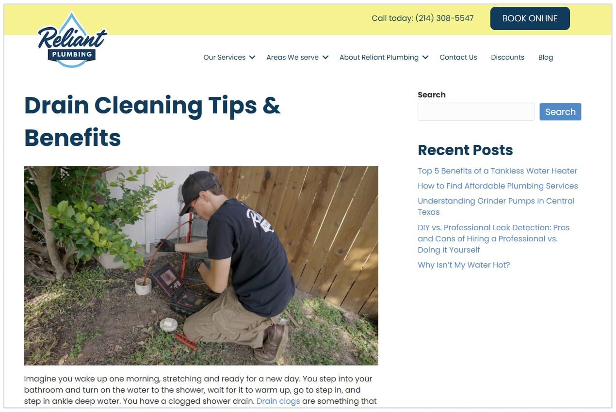 Tips membersihkan saluran air blog post