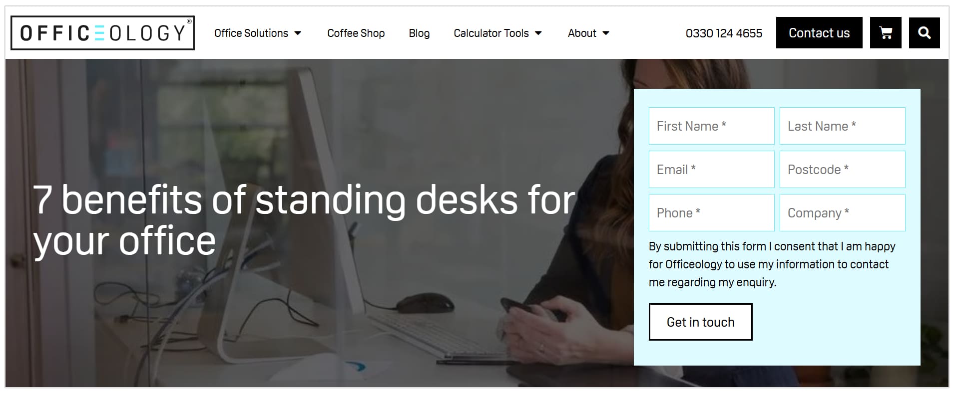 Standing desk