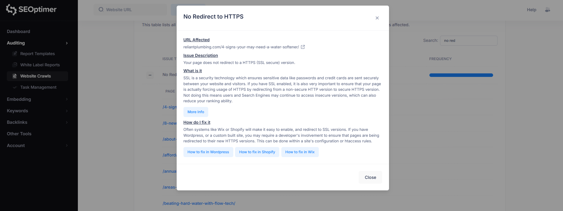 Geen omleiding naar HTTPs
