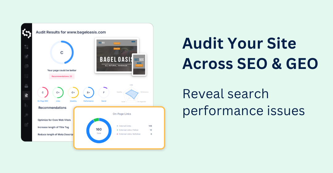 Audit site with SEOptimer